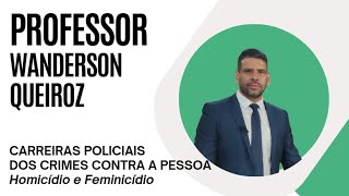 CARREIRAS POLICIAIS  HOMICÍDIO  FEMINICÍDIO  EXERCÍCIOS [upl. by Kernan834]