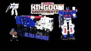 Transformers WFC Kingdom Leader Class ULTRA MAGNUS toy review [upl. by Nancey]