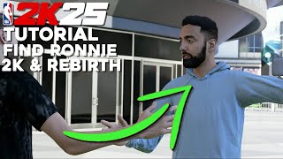 How To Find Ronnie 2K And Rebirth In NBA 2K25 [upl. by Pang]