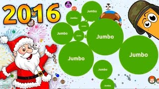 BEST AGARIO GAMEPLAY OF 2016  Jumbos top agario gameplays [upl. by Narmak]