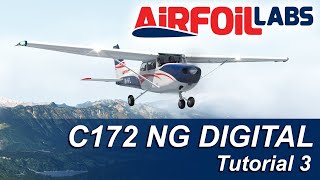 C172 NG DIGITAL Tutorial 3  How to walk around the aircraft [upl. by Urson]