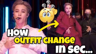 jimin outfit change secret in filter mv in live  jimin filter jiminfilter [upl. by Verdha]