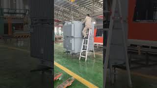 33 KV Transformer tank packing and shipping [upl. by Eeldivad696]