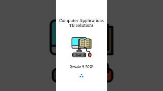 Grade 9 ICSE Computer Solutions Free app [upl. by Lawtun137]