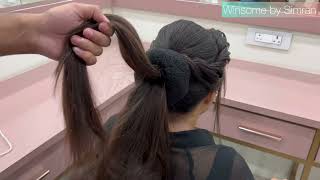 BRIDAL BUN TUTORIAL  EASY 10 MINUTES HAIRSTYLE [upl. by Las]