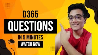 D365 FINANCE amp OPERATIONS  BRAINSTORMING INTERVIEW QUESTIONS  DownTownCoders [upl. by Siduhey]