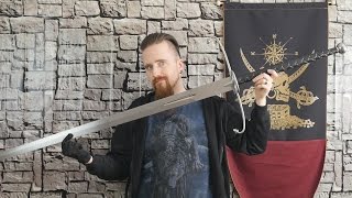 Review Hanwei quotLowlanderquot Scottish twohanded greatsword [upl. by Vitoria]