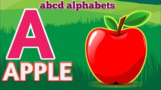 A for apple b for buss  abcd song abcd rhymes video abcd learning  abclearningsongs [upl. by Fransis842]