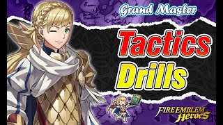 Fire Emblem Heroes Tactics Drills Grandmaster 64 Session Struggle [upl. by Akamahs]