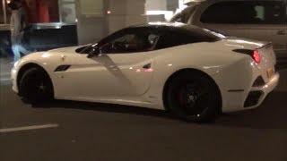 Ferrari California Tuned Roaring departure in London [upl. by Luana]