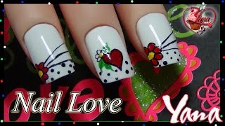 Uñas Amor y Amistad  Yana  Nail Love [upl. by Nyrac149]