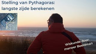 Stelling van Pythagoras langste zijde berekenen [upl. by Dorehs]