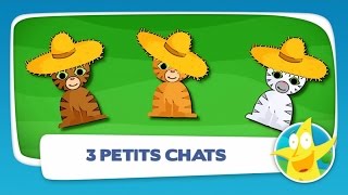 Comptine pour enfants  Trois Petits Chats [upl. by Hsilgne]