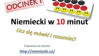 Podstawy niemieckiego 1 Nauka niemieckiego dla początkujących Zacznij mówić po niemiecku  Odc 1 [upl. by Lidaa400]