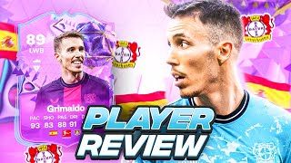 5⭐ WEAK FOOT 89 ULTIMATE BIRTHDAY GRIMALDO SBC PLAYER REVIEW  FC 24 Ultimate Team [upl. by Notsnhoj180]