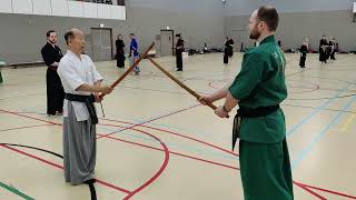 How To Start Sparring Sword Drawing and Distance Control in Haedong Kumdo [upl. by Alegnasor]