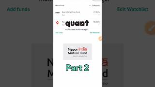 Quant Small Cap Vs Nippon Small Cap Which Is Better  Best Small Cap Mutual Fund smallcapfund sip [upl. by Friend]