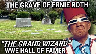 Grave of WWE HALL OF FAMER ERNIE ROTH  THE GRAND WIZARD [upl. by Sutit129]