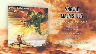 YNGWIE MALMSTEEN  Trilogy Suite Op 5  100 Tempo 240 BPM Backing Track [upl. by Bar]