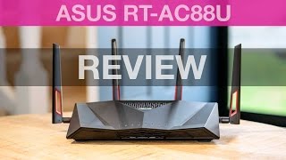 ASUS RT AC88U Review Best Gaming Wireless Router [upl. by Nortyad664]