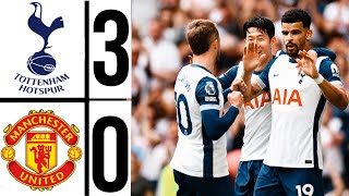 Man United vs Tottenham 30  HIGHLIGHTS  Premier League 202425  spurs vs man utd goals [upl. by Gromme]