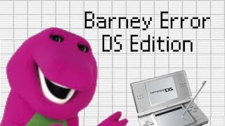 Barney Error  Nintendo DS edition [upl. by Fiel]