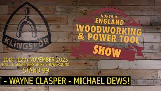 Klingspor Abrasives  Harrogate Woodworking Show 2023 [upl. by Saerdna]