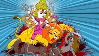 Mahishasura Mardini মহিসাসুর মর্দিনী animation [upl. by Shute]