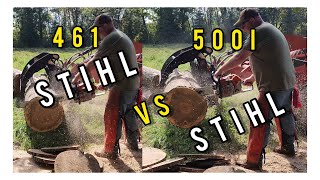 Stihl Showdown 461 vs 500i [upl. by Ebeneser]