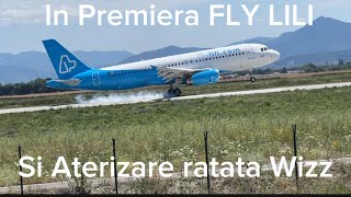 In Premiera am filmat ratare aterizare Wizair  si Primul zbor Fly Lili Din Brasov [upl. by Nissa846]