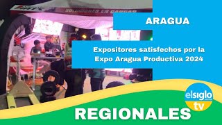 Expositores satisfechos por la Expo Aragua Productiva 2024 [upl. by Annuaerb]