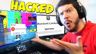 I HACKED His Fortnite Account Prank [upl. by Faro]