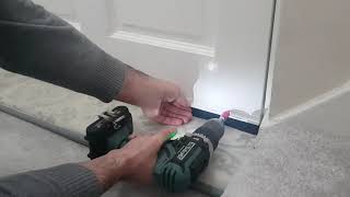 DIY Top Tips How to draughtdraft proof your external doors  how to install draught stopper [upl. by Dani]