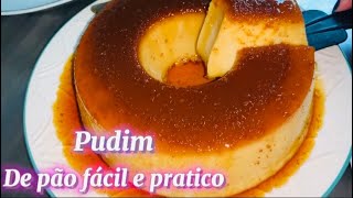 Pudim de pão  o melhor pudim de pão que já comi  gostinho de infância [upl. by Chally548]