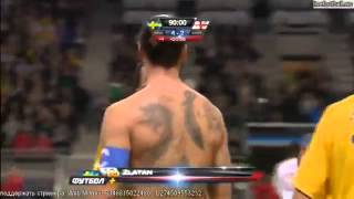 Zlatan Ibrahimovic Amazing Goal  Sweden Vs England [upl. by Euqenimod798]