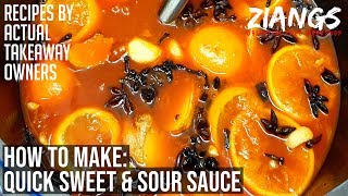 Ziangs quick sweet and sour recipe by actual takeaway owners [upl. by Billy]