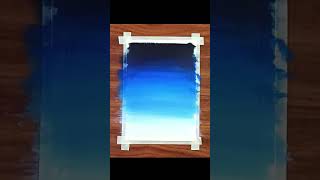 moonlight sky painting with poster colours creative YT [upl. by Enirtak]