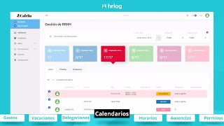 Aprende a CREAR calendarios para tu DELEGACIÓN en HRLOG [upl. by Nafets]