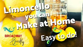 Easy Recipe Make Limoncello at Home 🍋 The Perfect Italian Summer Liqueur [upl. by Lehar]