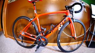 2017 Giant TCR Advanced SL2 KOM  First Impressions [upl. by Nirraj245]