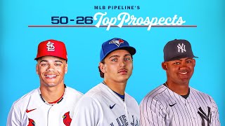 The TOP MLB Prospects entering 2024 Nos 2650 [upl. by Ainatnas668]