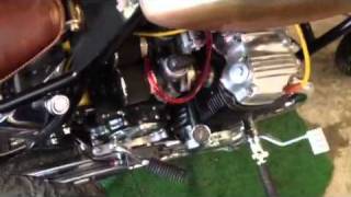 Cb750 Chopper Bobber CB 750 Exhaust sound [upl. by Allimrac]