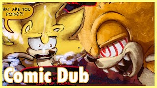 FLEETWAY SONIC VS SUPER SONIC COMIC DUB [upl. by Bickart]