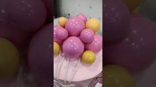 Doll Cake Making pink Colour Boll beach cake tranding youtubeshorts [upl. by Betsy]