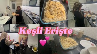 Bugün Keşli Erişte❤️Balık Ekmek Yumurtalı✅Vloglarımıza Devam 🔥 [upl. by Yelwar902]