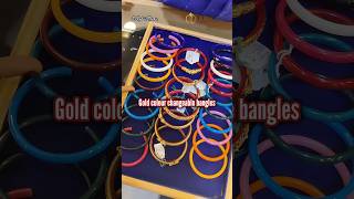 தங்க வளையலை கலர் மாத்தி டிரஸ்கு மேட்சிங்ஆ போட்டுக்கலாம் Gold Colour changeable bangles yeloojewels [upl. by Mabelle]