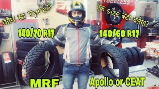 Best Tyre For Bike कौन सा 🤔और कैसे चुने  MRF Mogrip 14070 on 14060 in Fz  Best OffRoading Tyre [upl. by Yetnom]