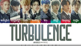 ATEEZ 에이티즈  Turbulence 야간비행 Lyrics Color CodedHanRomEng [upl. by Arrakat120]