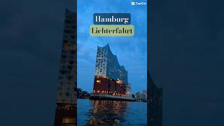 Abend Lichterfahrt am Hamburger Hafen hamburg shorts hafen [upl. by Atnek418]