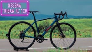 Bicicleta triban rc 120¡ ruta y gravel RESEÑA AQ [upl. by Mozza]